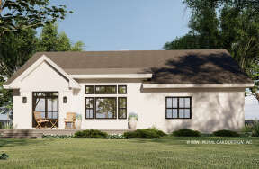 Modern Farmhouse House Plan #098-00345 Elevation Photo