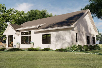 Modern Farmhouse House Plan #098-00345 Elevation Photo