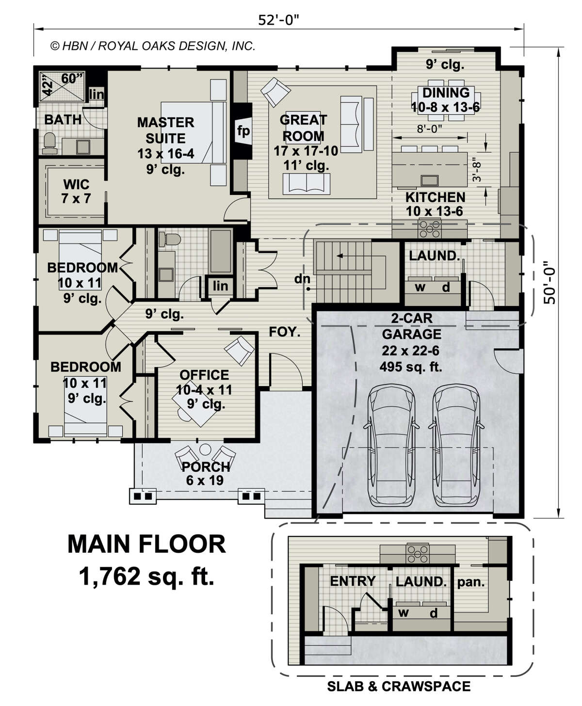 Main Floor  for House Plan #098-00345
