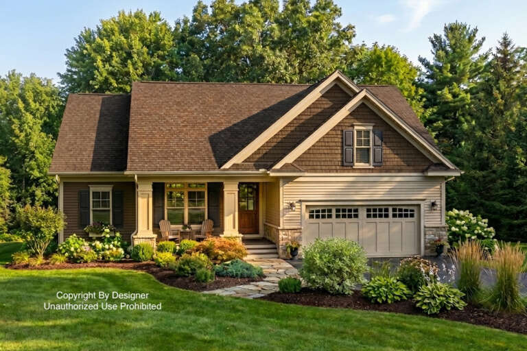 House Plan House Plan #27070 Front Elevation 
