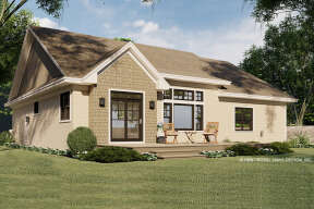 Craftsman House Plan #098-00346 Elevation Photo