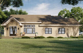 Craftsman House Plan #098-00348 Elevation Photo
