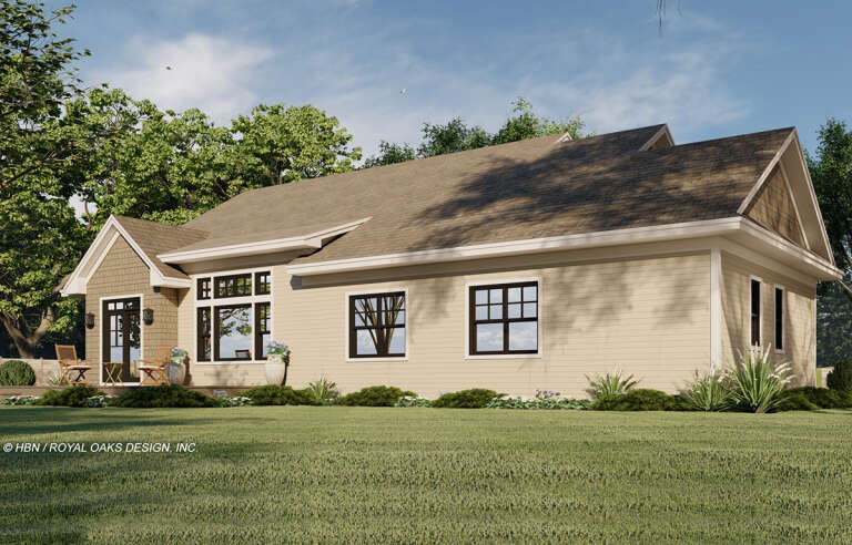 Craftsman House Plan #098-00348 Elevation Photo