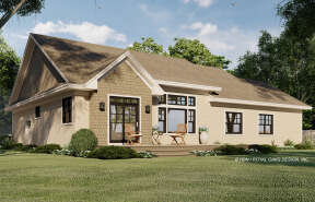 Craftsman House Plan #098-00348 Elevation Photo