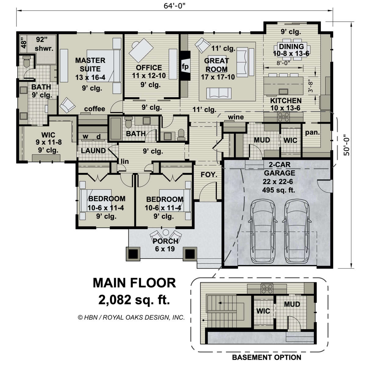Main Floor  for House Plan #098-00348