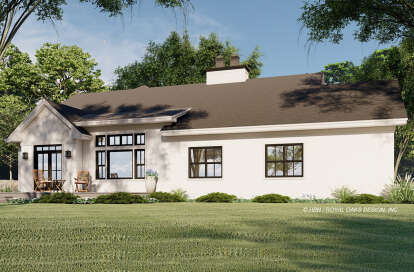 Modern Farmhouse House Plan #098-00349 Elevation Photo