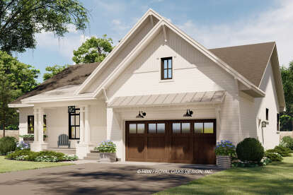 Modern Farmhouse House Plan #098-00349 Elevation Photo