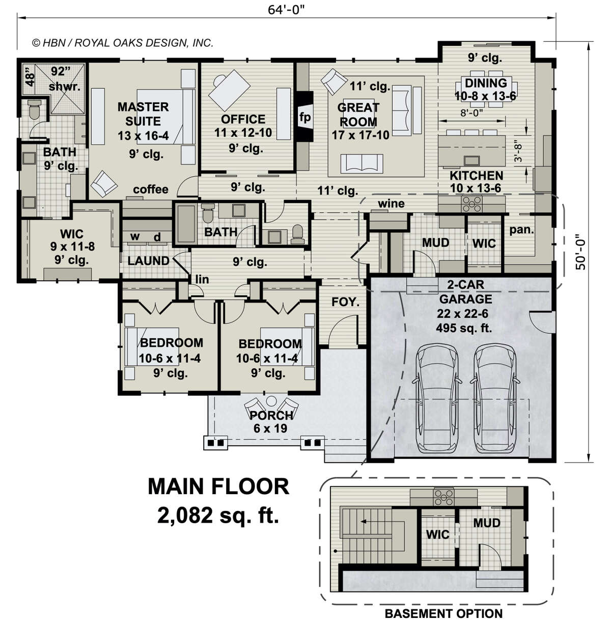 Main Floor  for House Plan #098-00349