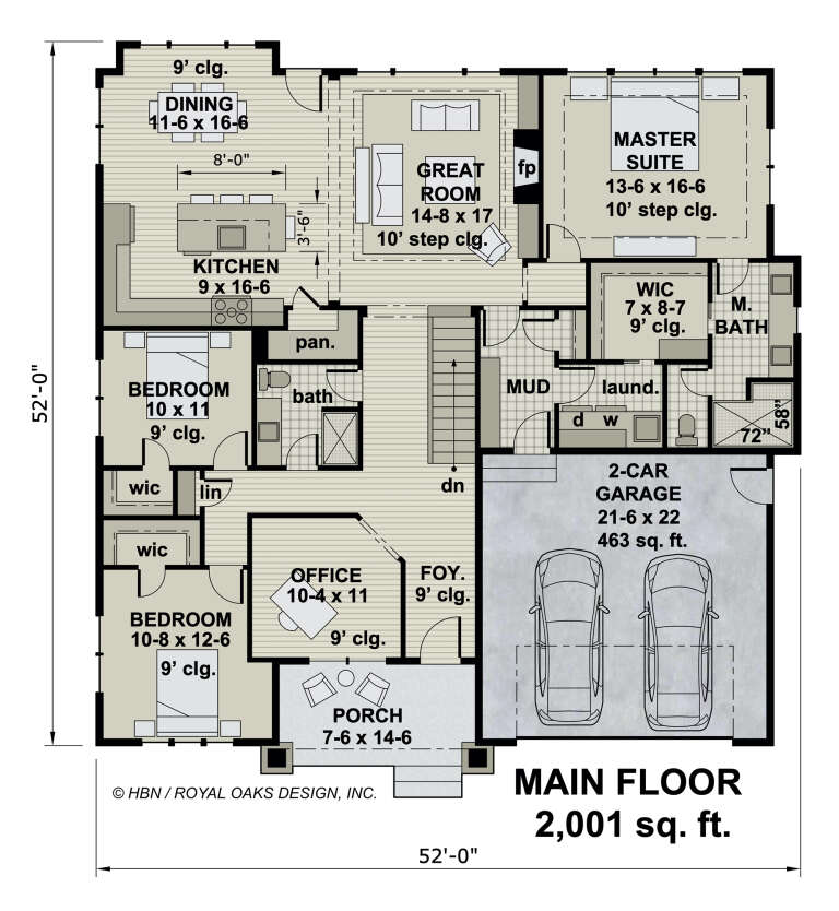 House Plan House Plan #27074 Drawing 1