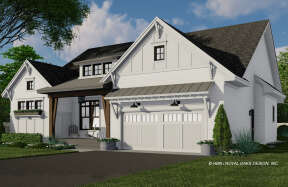 Modern Farmhouse House Plan #098-00351 Elevation Photo