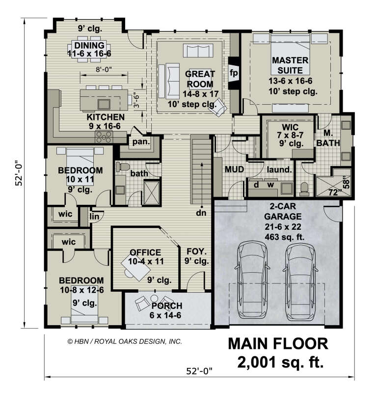House Plan House Plan #27075 Drawing 1