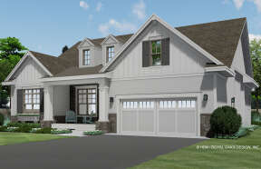 Modern Farmhouse House Plan #098-00352 Elevation Photo