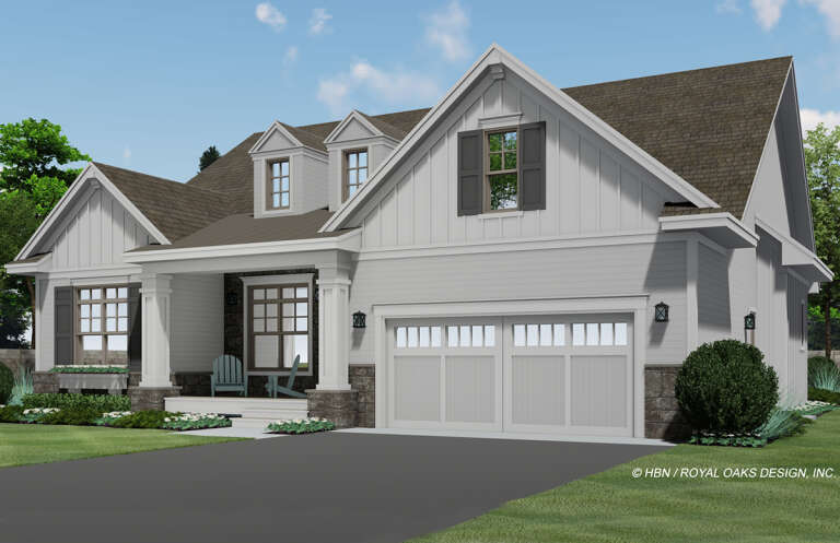 Modern Farmhouse House Plan #098-00352 Elevation Photo