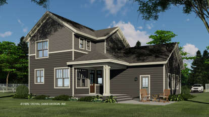 Craftsman House Plan #098-00353 Elevation Photo