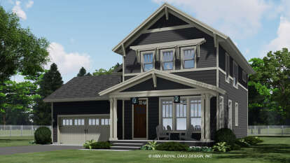 Craftsman House Plan #098-00353 Elevation Photo