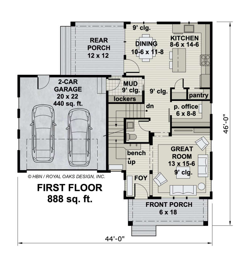 House Plan House Plan #27078 Drawing 1