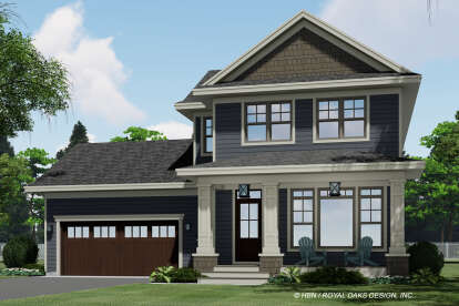 Craftsman House Plan #098-00355 Elevation Photo