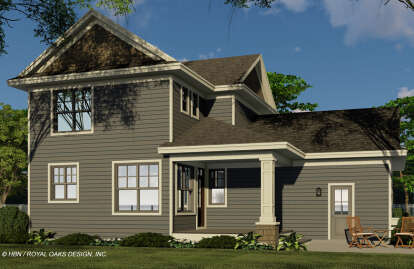 Craftsman House Plan #098-00355 Elevation Photo