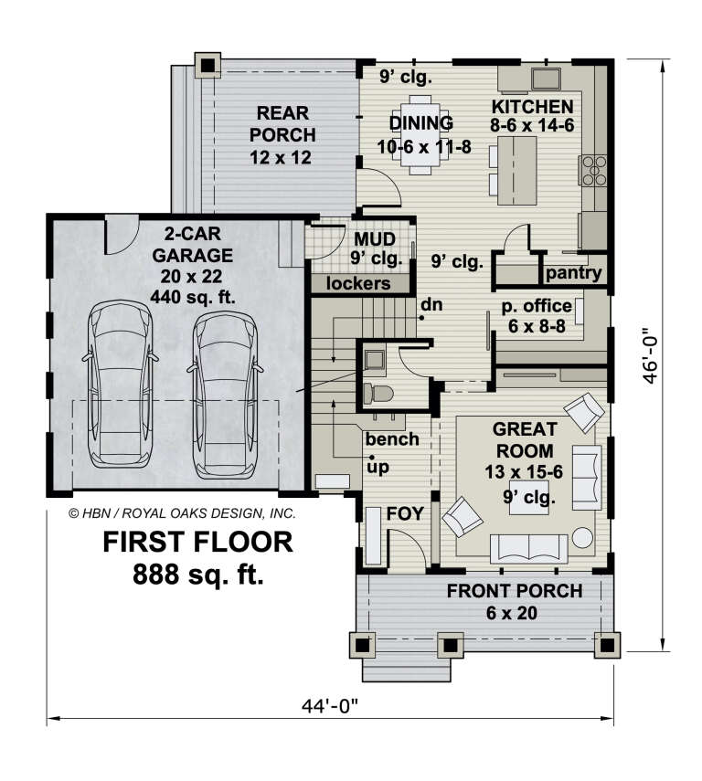 House Plan House Plan #27079 Drawing 1