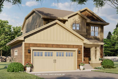 Craftsman House Plan #098-00356 Elevation Photo