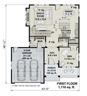 Main Floor  for House Plan #098-00357