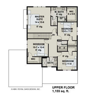 Second Floor for House Plan #098-00357