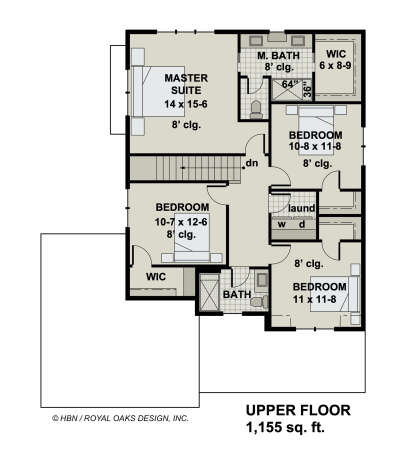 Second Floor for House Plan #098-00357