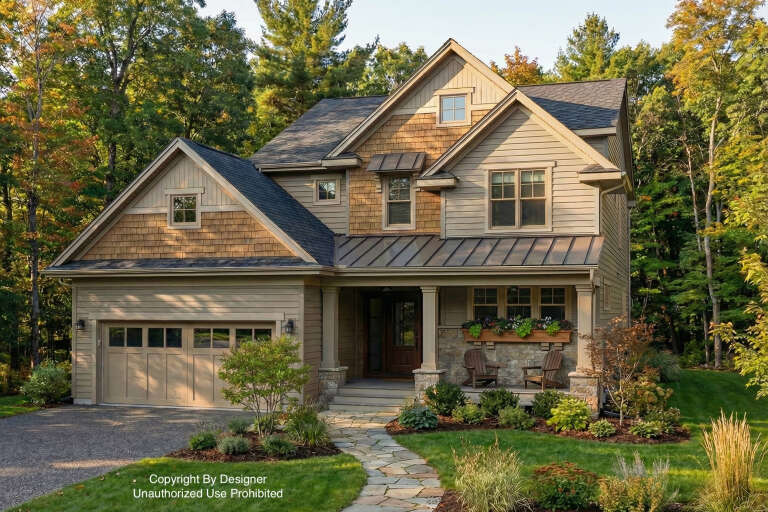 House Plan House Plan #27082 Front Elevation 