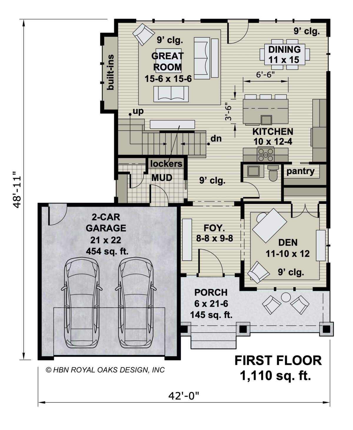 Main Floor  for House Plan #098-00358