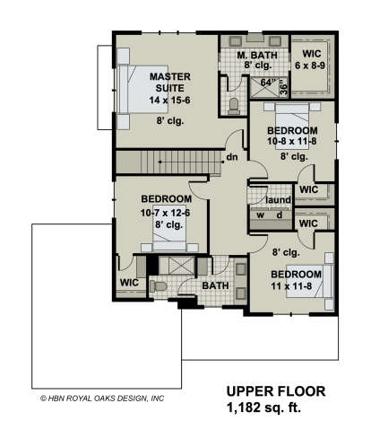 Second Floor for House Plan #098-00358