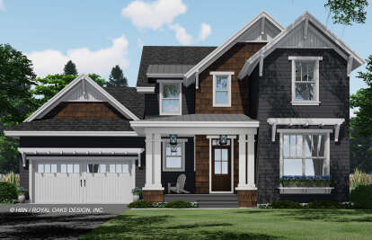 House Plan House Plan #27083 Front Elevation 