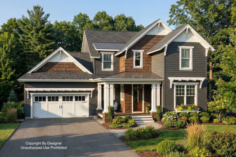 House Plan House Plan #27083 Front Elevation 
