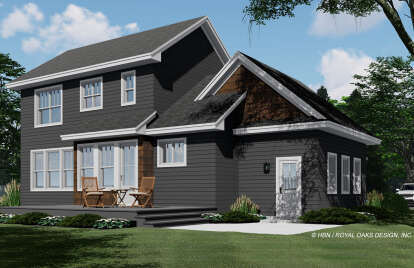 Craftsman House Plan #098-00359 Elevation Photo