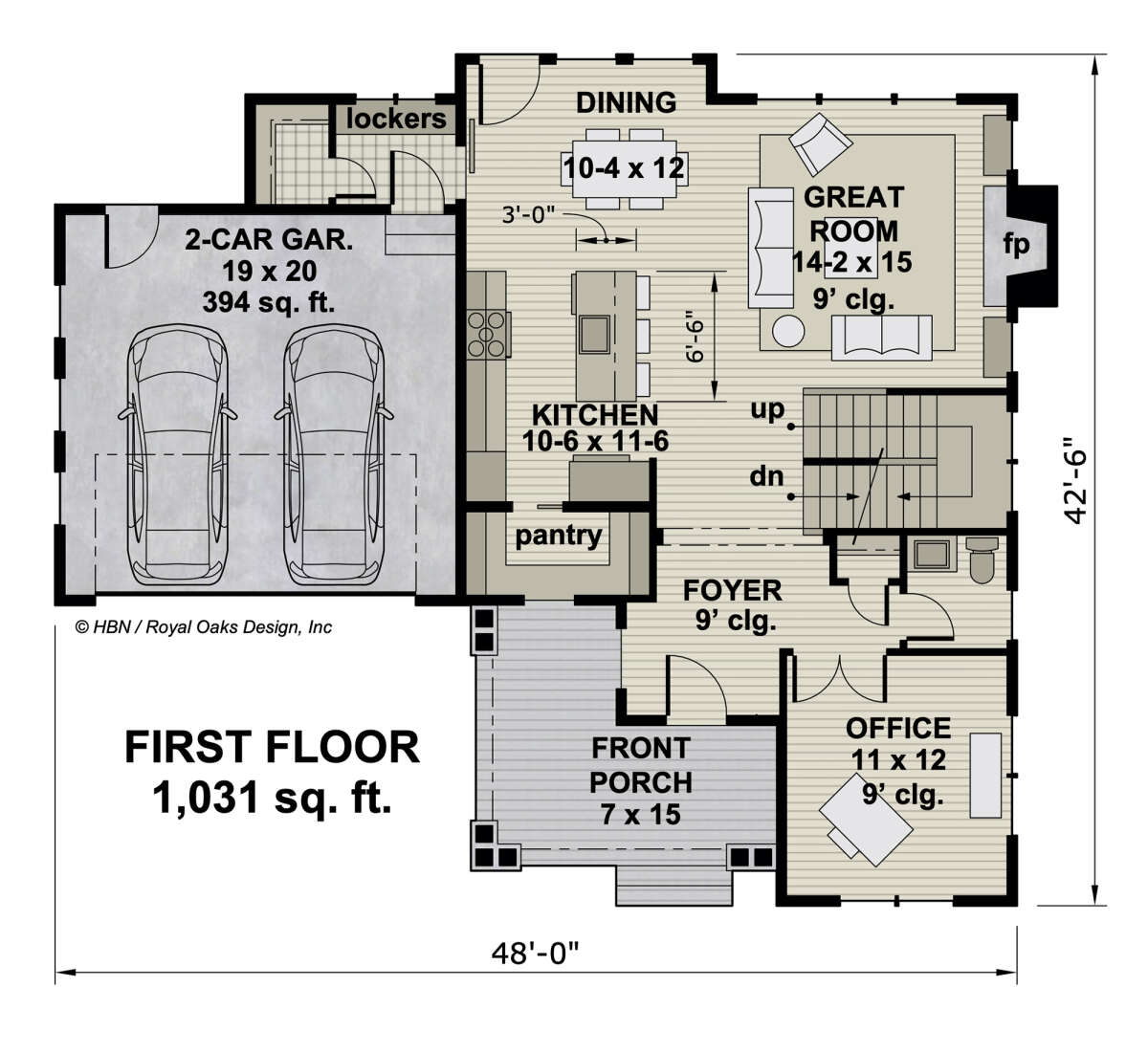 Main Floor  for House Plan #098-00359