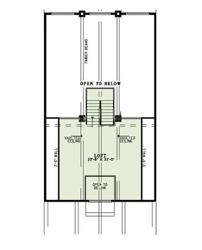 Loft for House Plan #110-01081