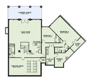Basement for House Plan #110-01081