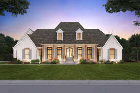 French Country House Plan #4534-00074 Elevation Photo