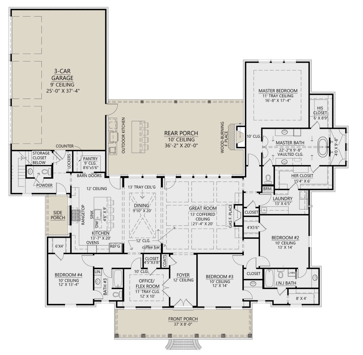 Main Floor  for House Plan #4534-00074