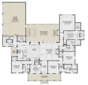 Main Floor  for House Plan #4534-00074