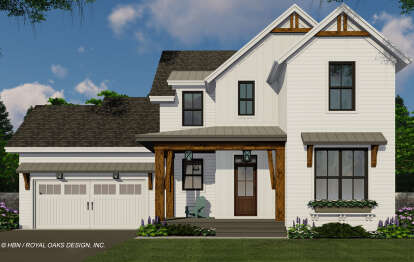 Modern Farmhouse House Plan #098-00360 Elevation Photo