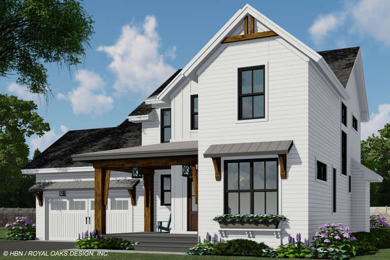 Modern Farmhouse House Plan #098-00360 Elevation Photo