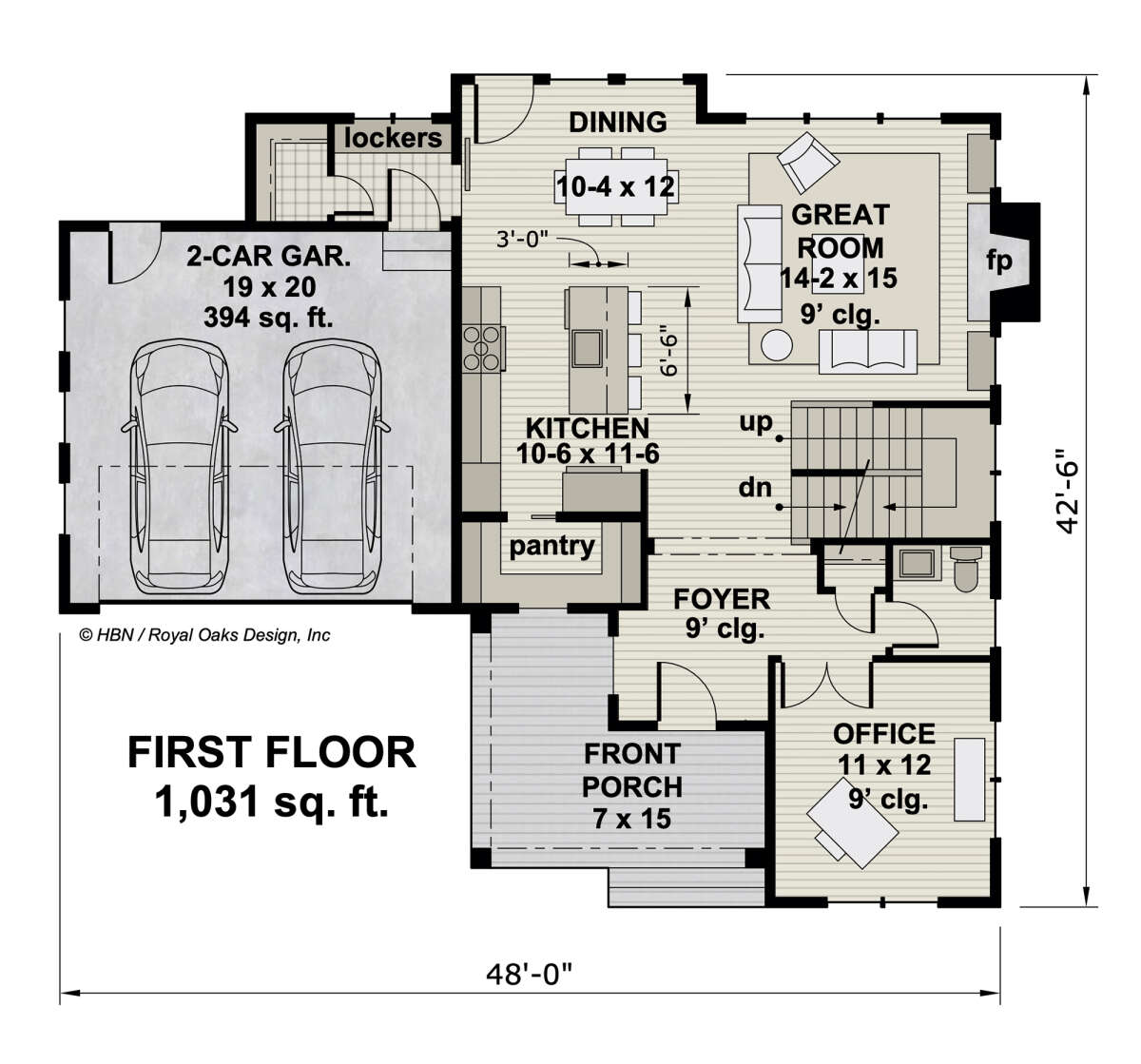 Main Floor  for House Plan #098-00360