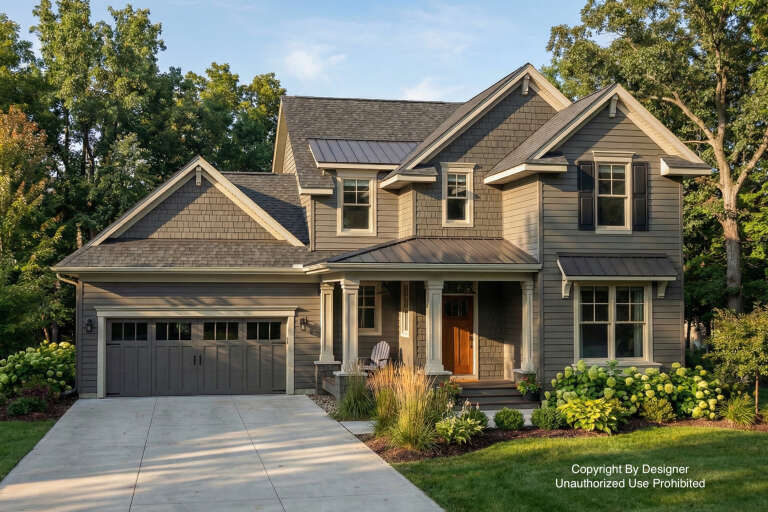 House Plan House Plan #27087 Front Elevation 
