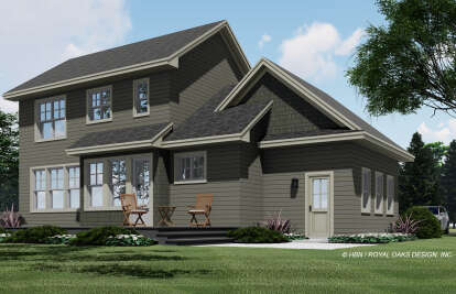 Craftsman House Plan #098-00361 Elevation Photo