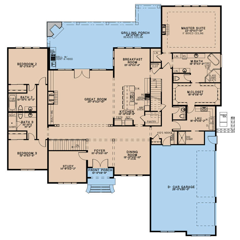 House Plan House Plan #27089 Drawing 1