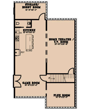 Basement for House Plan #8318-00245