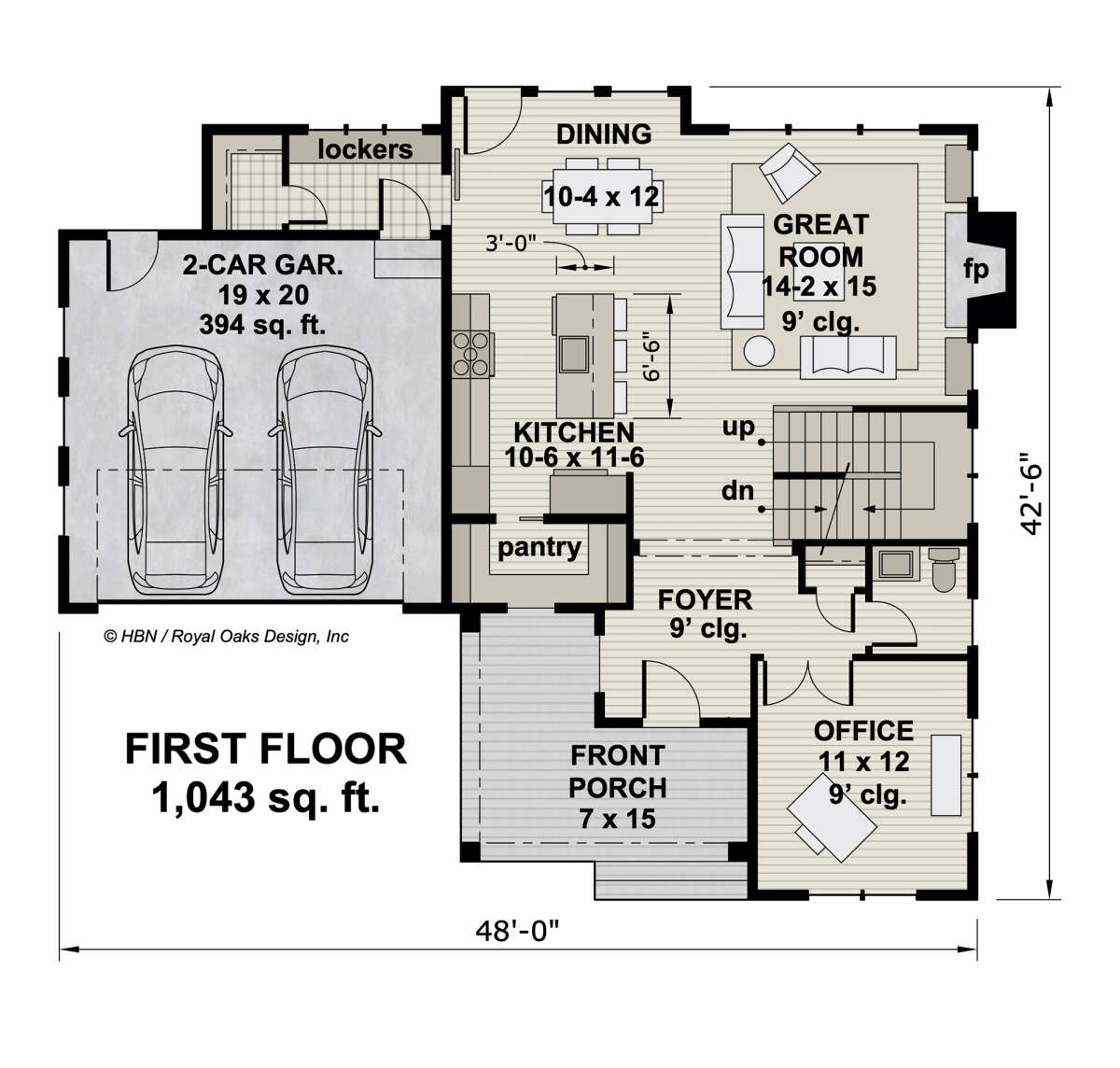 Main Floor  for House Plan #098-00363