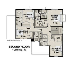 Second Floor for House Plan #098-00364