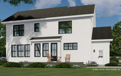 Modern Farmhouse House Plan #098-00366 Elevation Photo