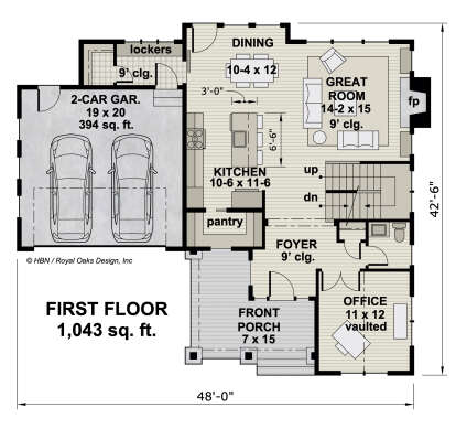 Main Floor  for House Plan #098-00367